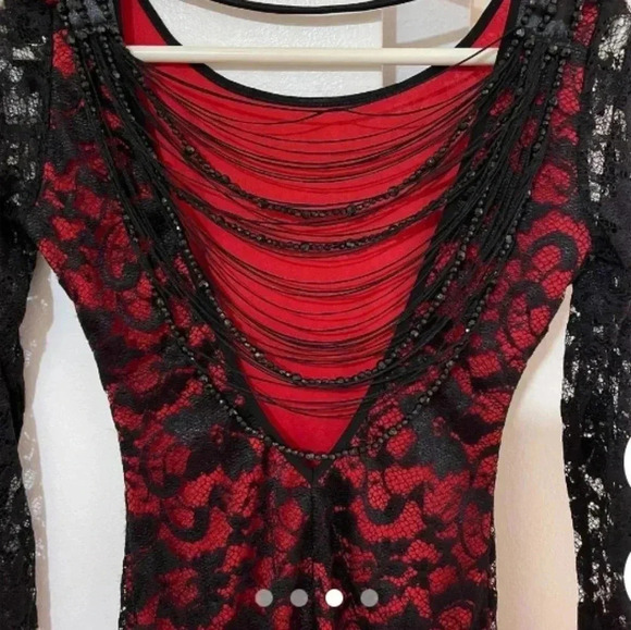 🌺Red and black Frederick's of Hollywood dress🎉 - Picture 8 of 16